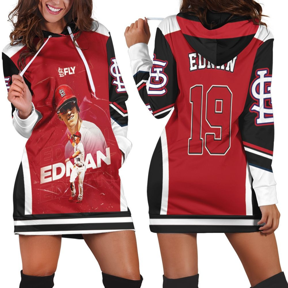 19 Ednan St Louis Cardinals Hoodie Dress Sweater Dress Sweatshirt Dress