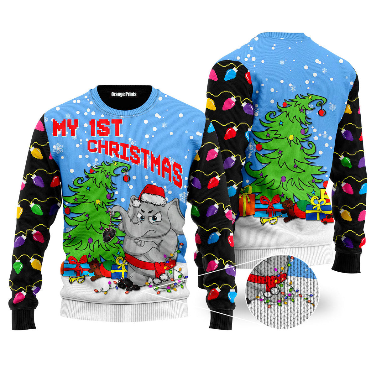 1st Ugly Christmas Of Elephant Ugly Christmas Sweater Ugly Sweater For Men Women