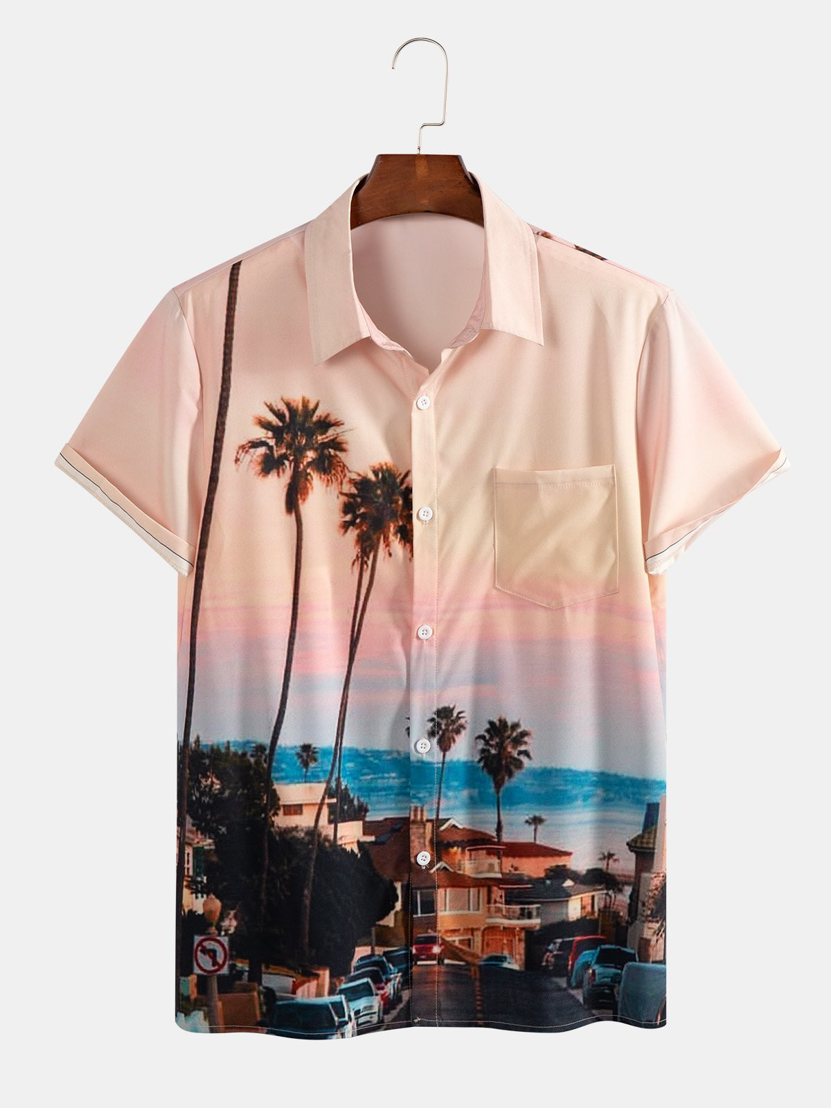 2022 Summer Vacation Shirts For Men Hawaiian Style