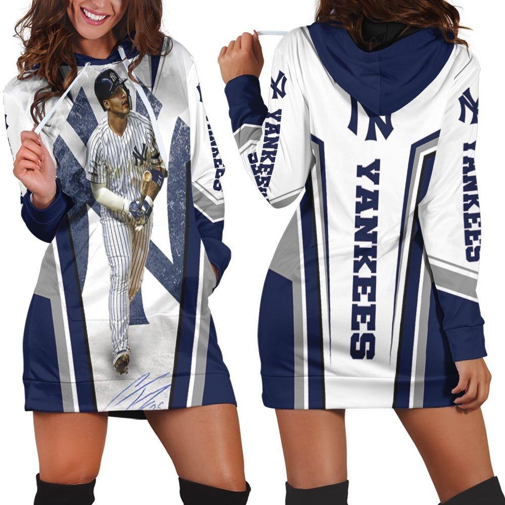 25 New York Yankees Gleyber Torres Baseball Hoodie Dress Sweater Dress Sweatshirt Dress