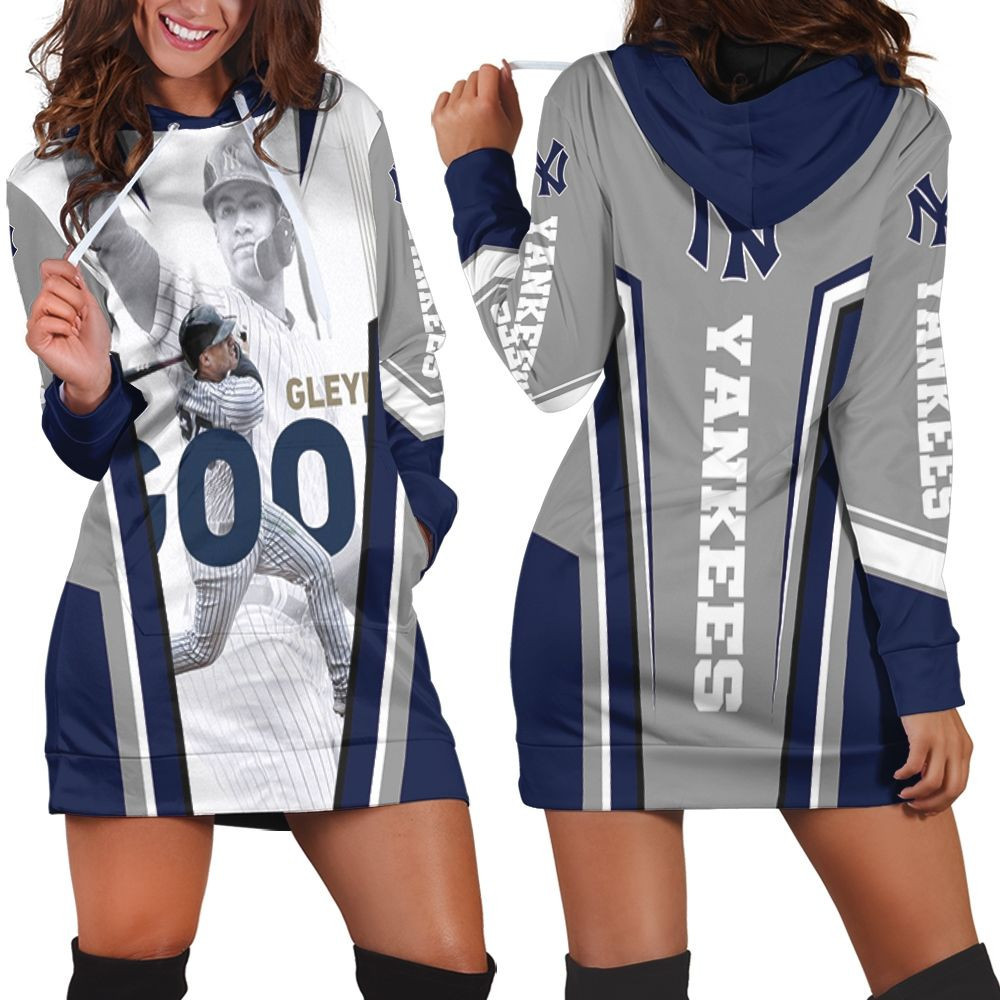 25 New York Yankees Gleyber Torres Hoodie Dress Sweater Dress Sweatshirt Dress