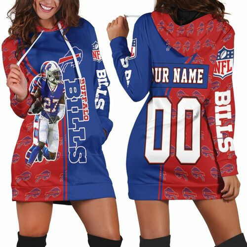 27 Tre Davious White 27 Buffalo Bills Great Player 2020 Nfl Personalized Hoodie Dress Sweater Dress Sweatshirt Dress