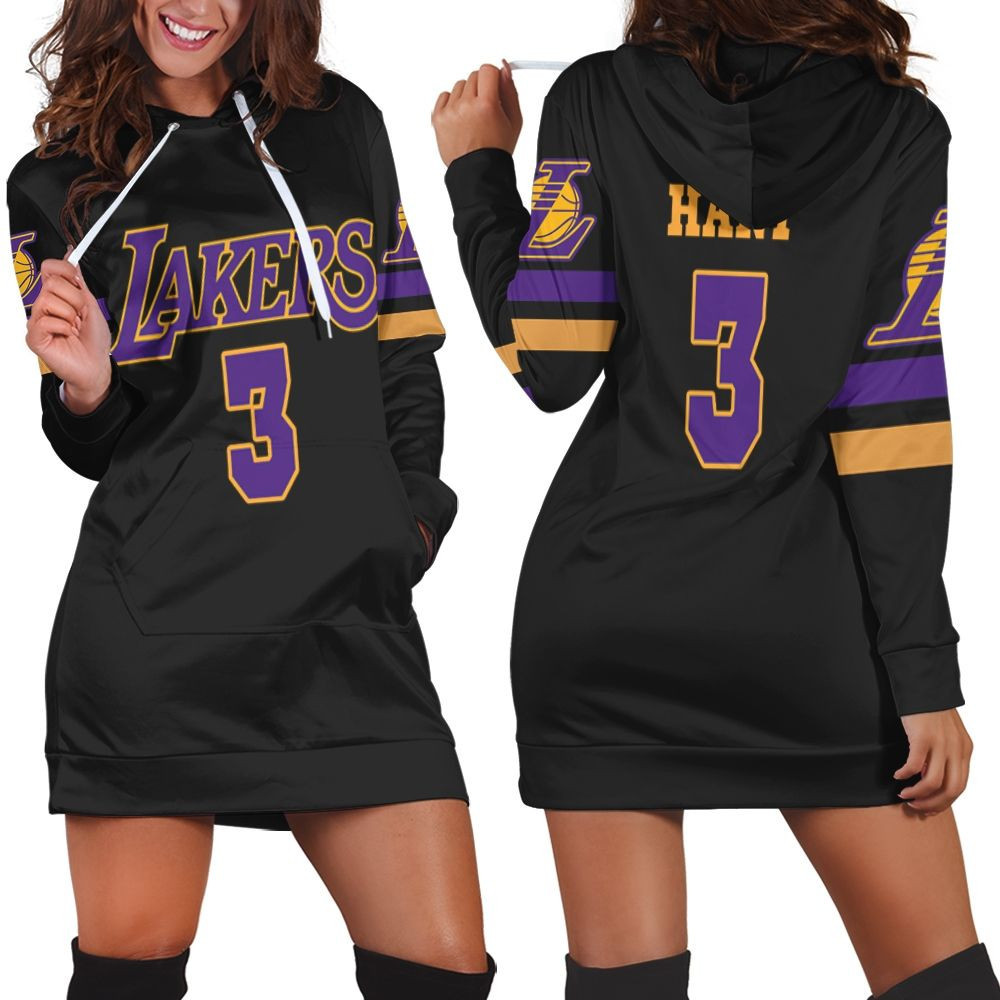 3 Josh Hart Lakers Jersey Inspired Style Hoodie Dress Sweater Dress Sweatshirt Dress