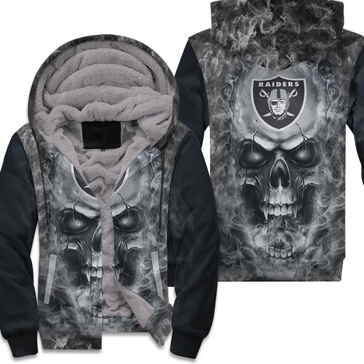 3D Skull Oakland Raiders 3Ds Sweatshirt Pullover 3D Fleece Hoodie