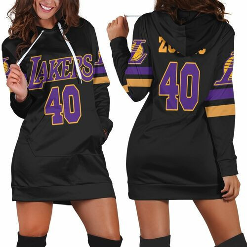 40 Ivica Zubac Lakers Jersey Inspired Style Hoodie Dress Sweater Dress Sweatshirt Dress