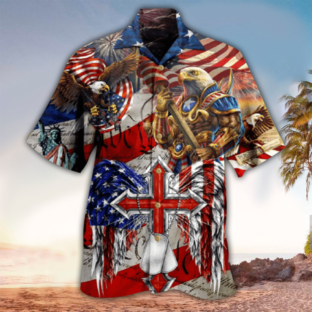 4th Of July Aloha Shirt Hawaiian Shirt For 4th Of July Lovers Shirt For Men and Women