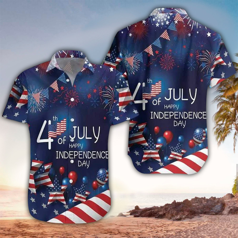 4th Of July Aloha Shirt Hawaiian Shirt For 4th Of July Lovers Shirt For Men and Women