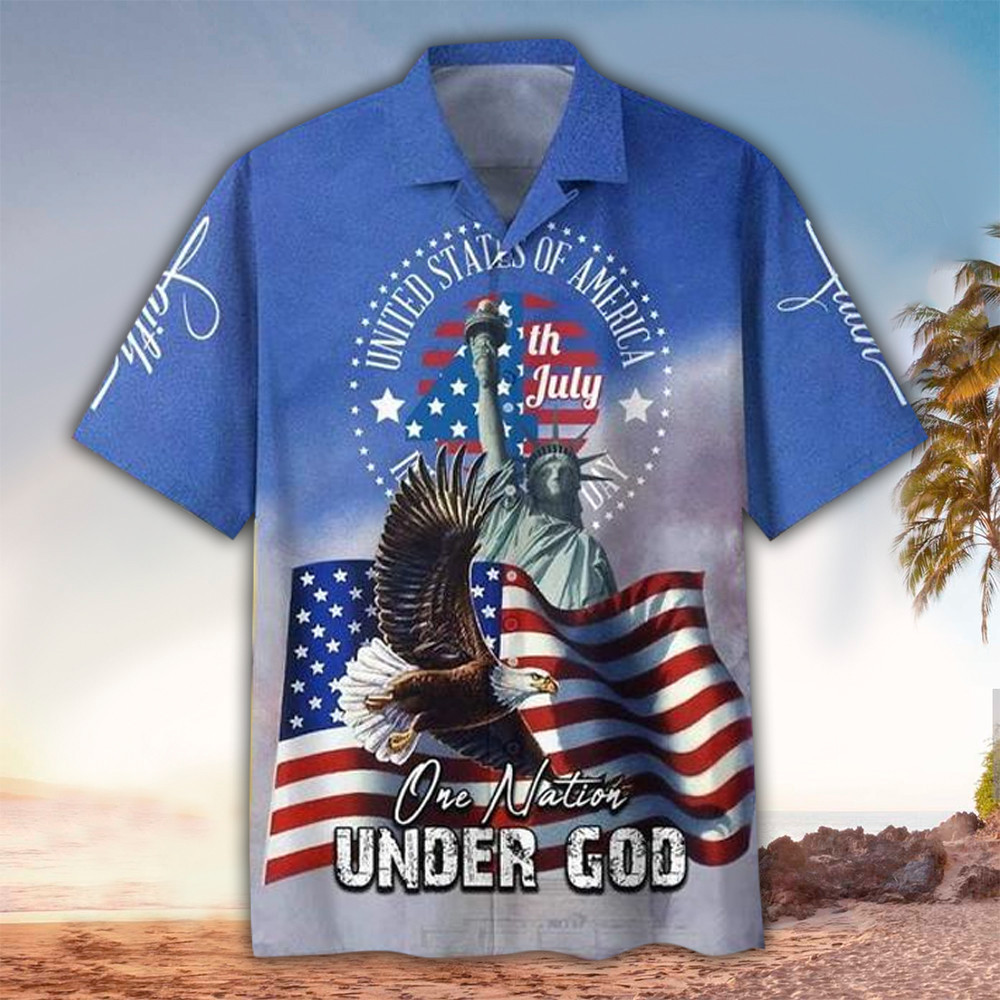 4th Of July Aloha Shirt Perfect Hawaiian Shirt For 4th Of July Lover Shirt For Men and Women