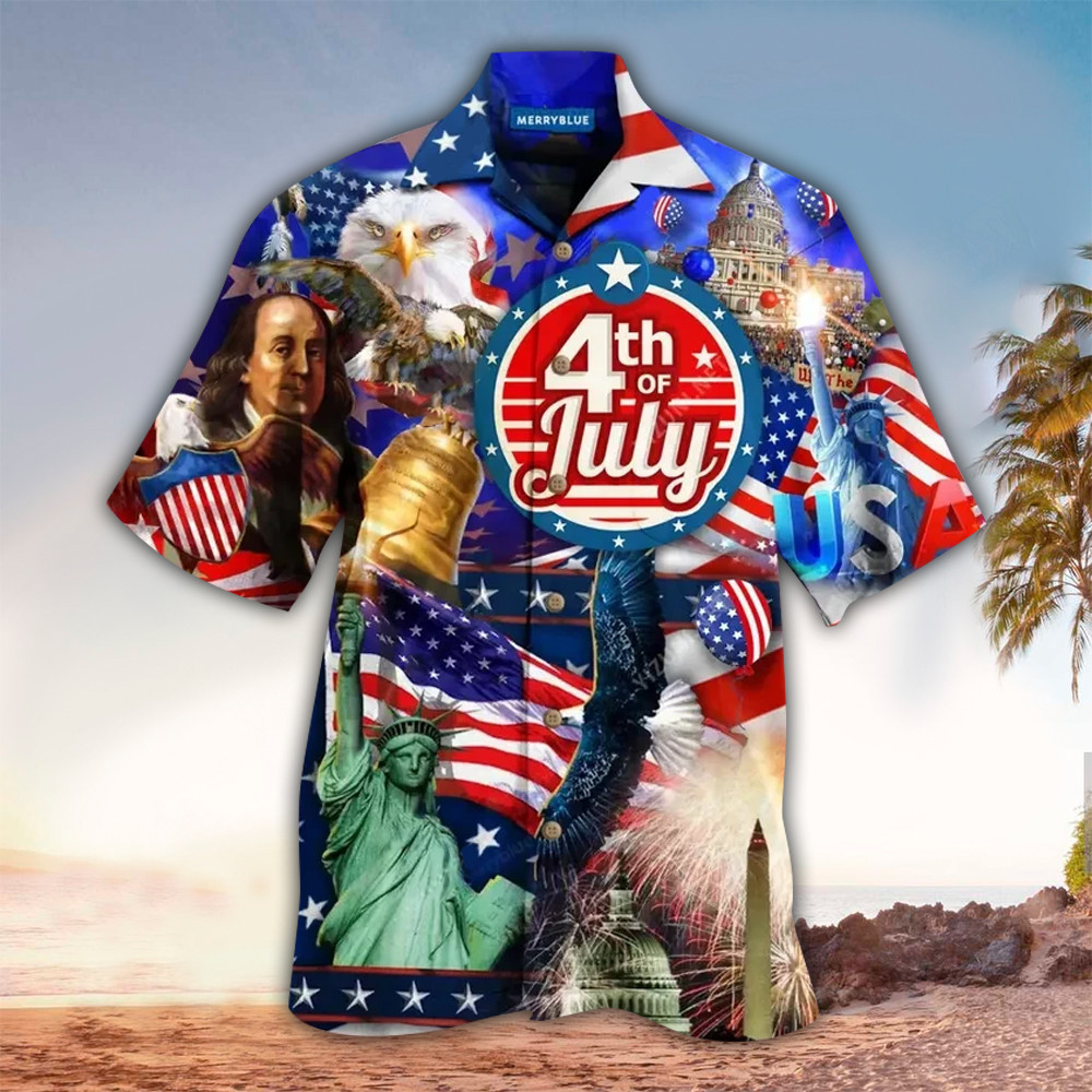 4th Of July Apparel 4th Of July Button Up Shirt For Men and Women