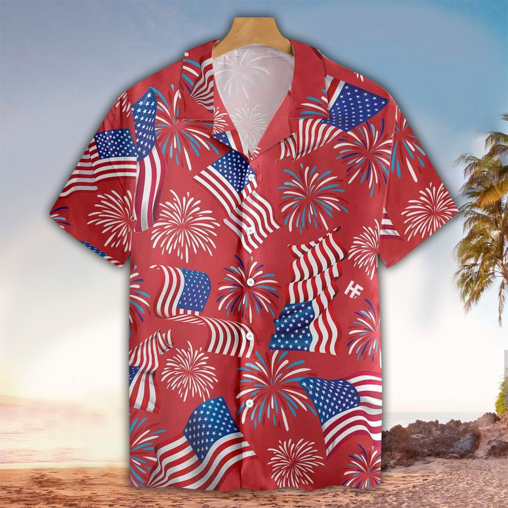 4th Of July Hawaiian Shirt Perfect 4th Of July Clothing Shirt For Men and Women