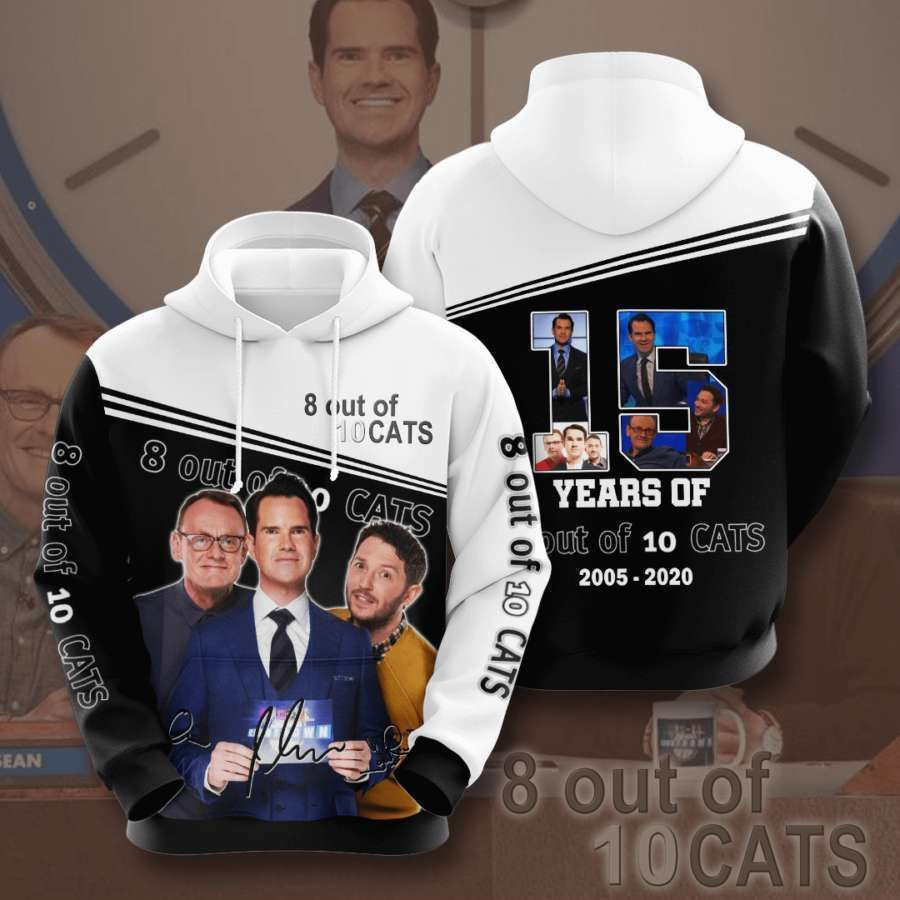 8 Out Of 10 Cats No15 Custom Hoodie 3D All Over Print