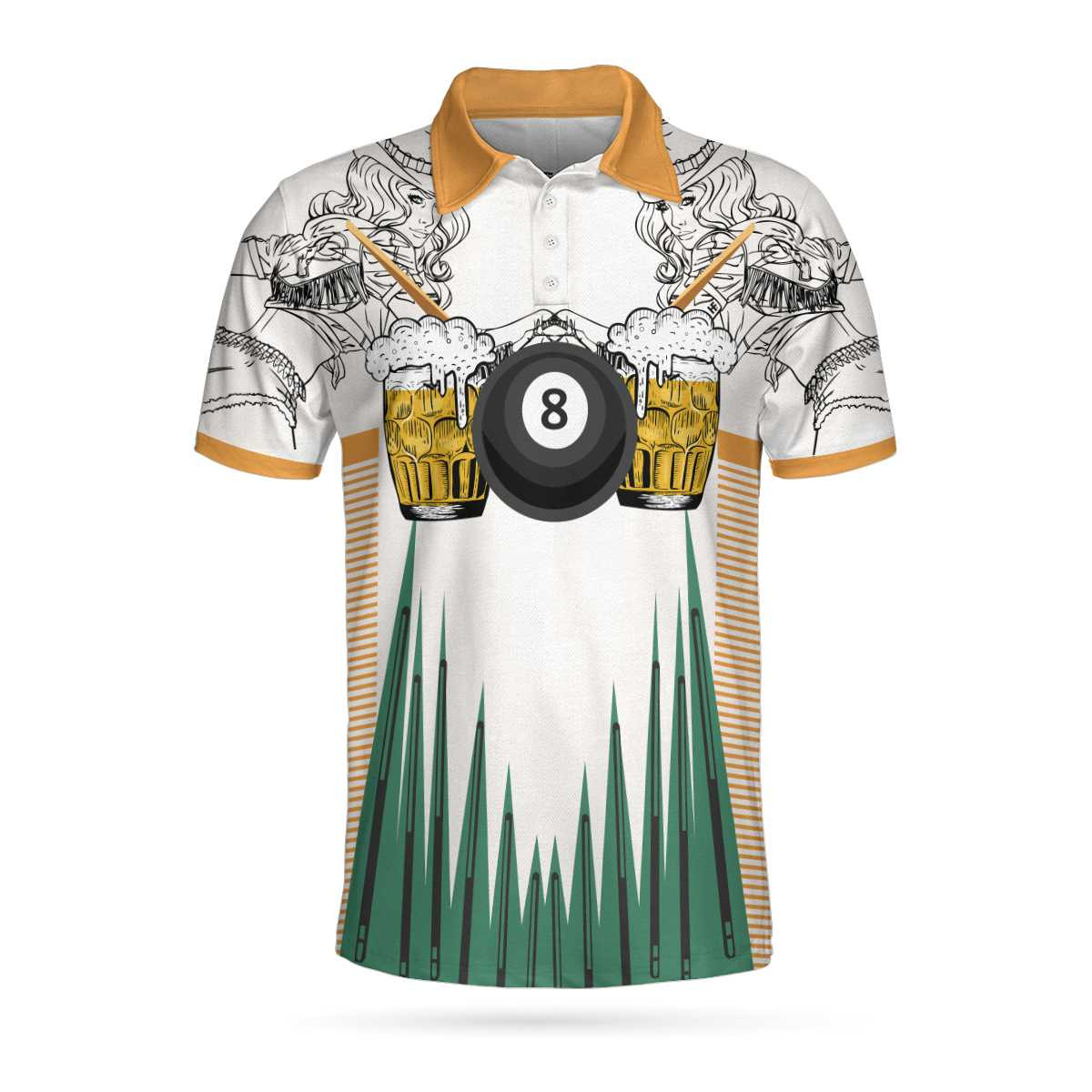 8-balls Billiards And Beer Cowgirl Polo Shirt Thats Why I Am Here Polo Shirt Best Billiards Shirt For Men