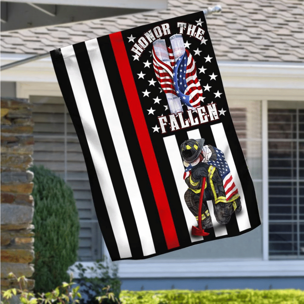 911 Flag Firefighter Honor The Fallen Patriot Day Flag Garden Flag House Flag