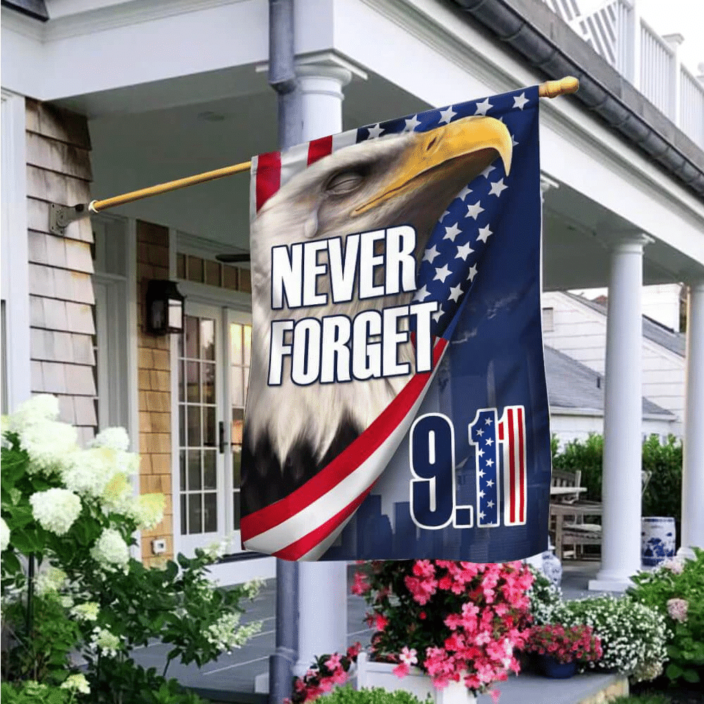 911 Flag Never Forget American Flag Patriot Day Garden Flag House Flag