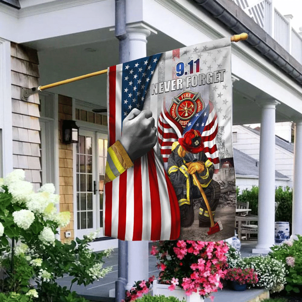 911 Flag Never Forget Patriot Day Garden Flag House Flag