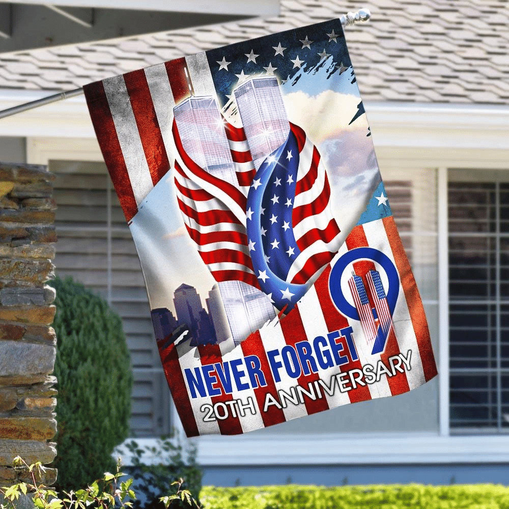 911 Flag Never Forget Patriot Day Garden Flag House Flag