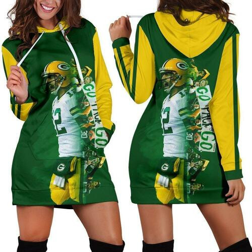 Aaron Rodgers Hoodie Dress Sweater Dress Sweatshirt Dress 3d All Over Print For Women Hoodie