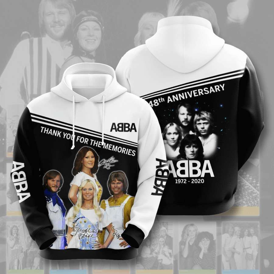 Abba No16 Custom Hoodie 3D All Over Print