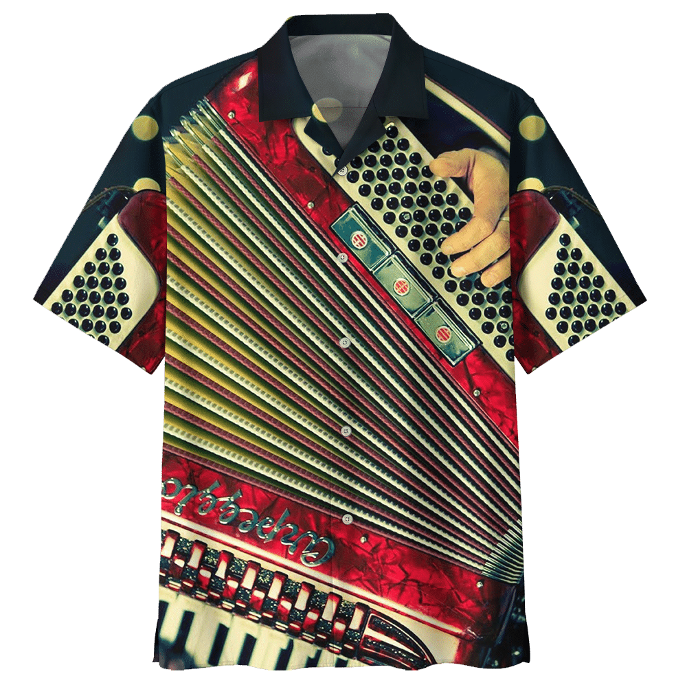 Accordion Hawaiian Shirt - Hawaiian Shirt For Men