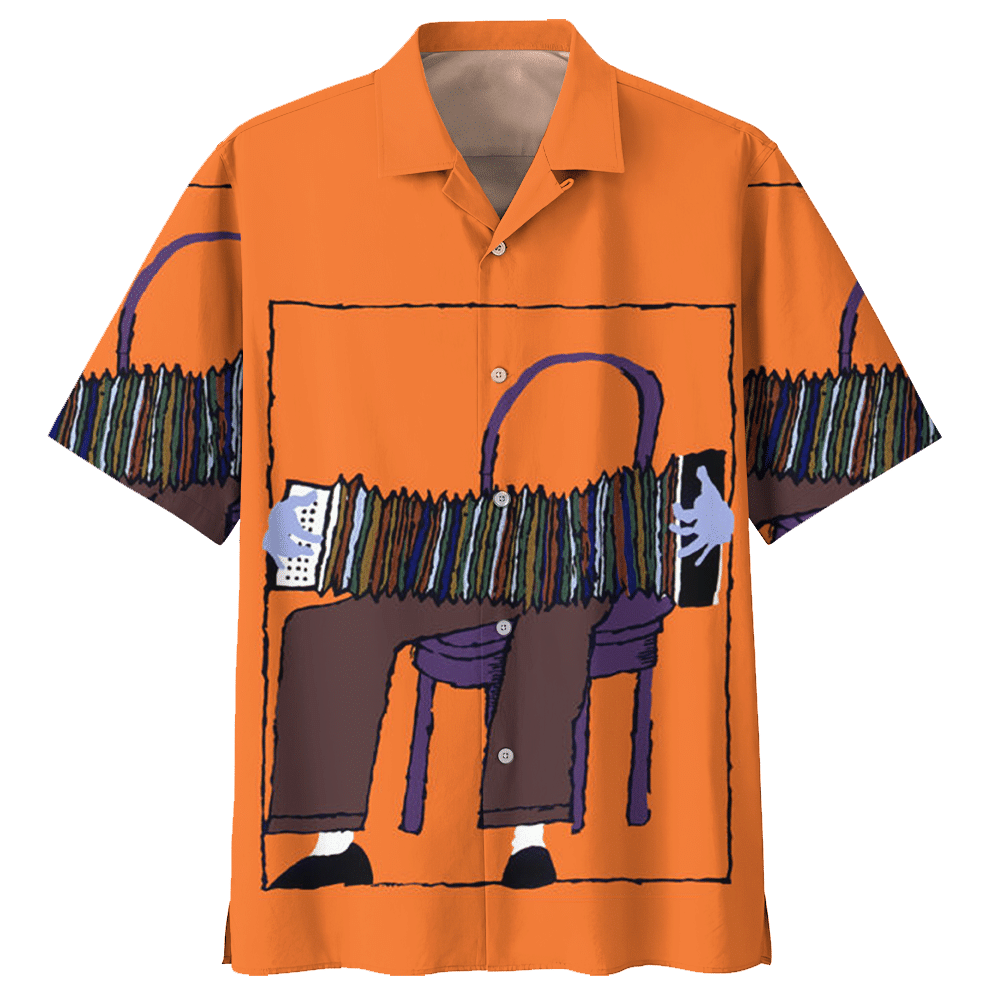 Accordion Hawaiian Shirt - Hawaiian Shirt For Men