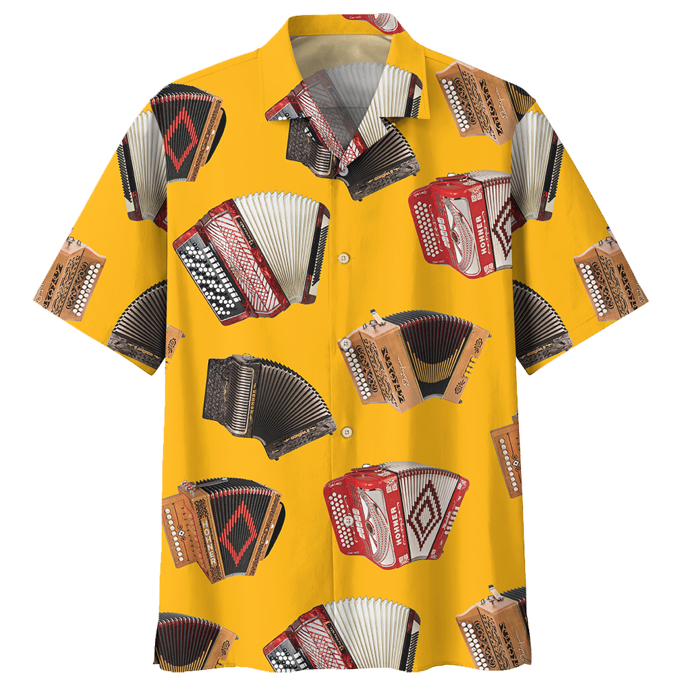 Accordion Hawaiian Shirt - Hawaiian Shirt For Men