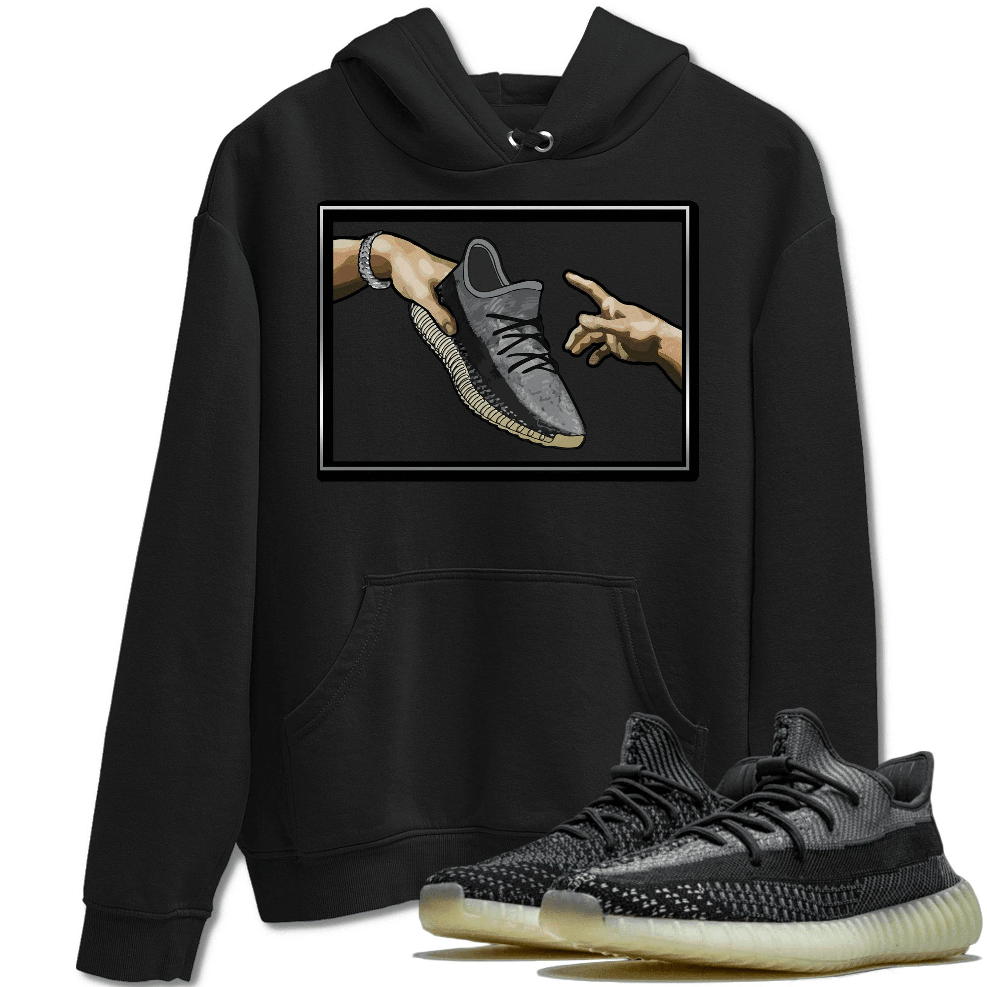 Adam's Creation Hoodie - Yeezy 350 V2 Carbon Asriel Outfit