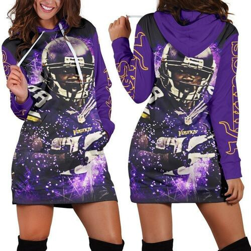 Adrian Peterson Hoodie Dress Sweater Dress Sweatshirt Dress 3d All Over Print For Women Hoodie