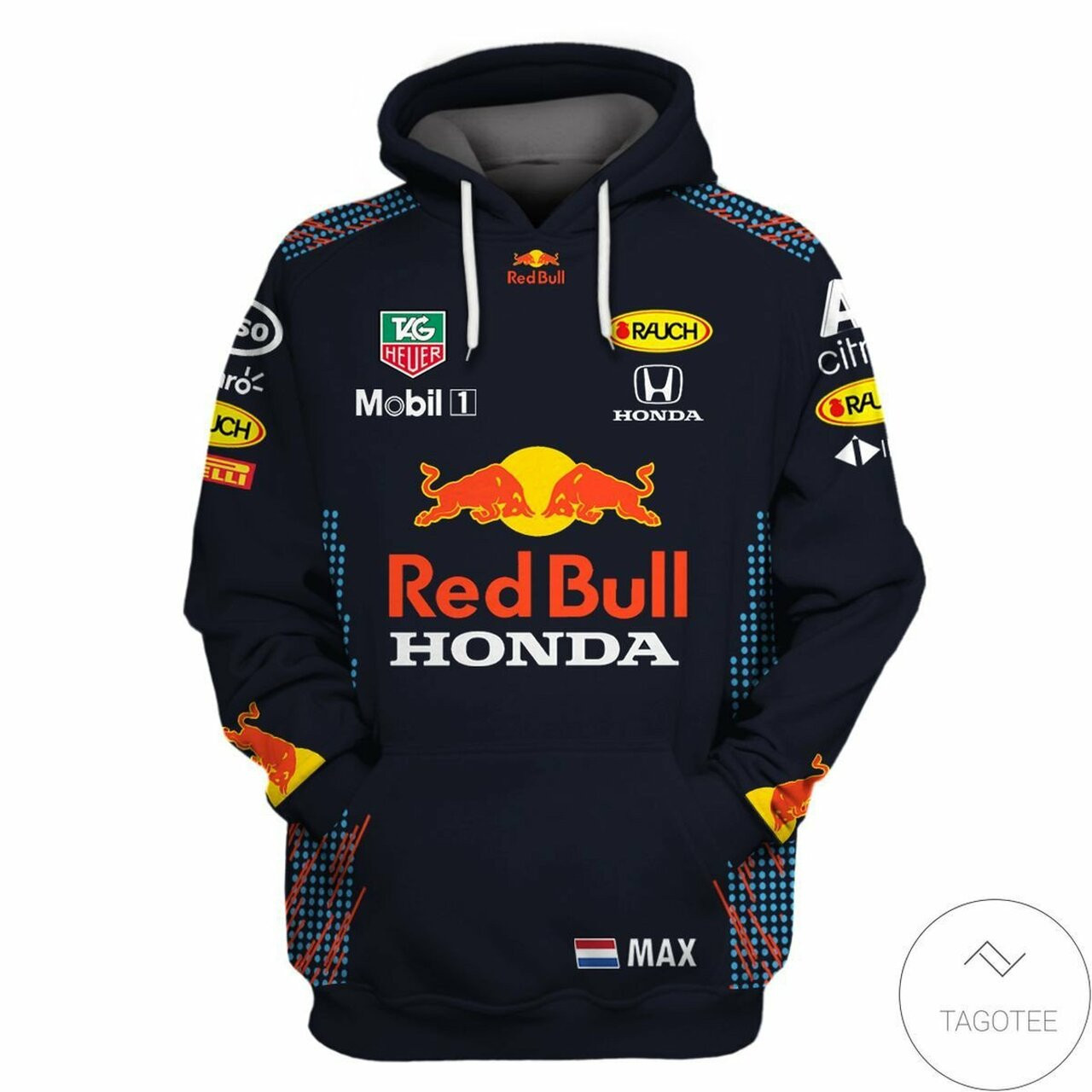 Adult Red Bull Racing F1 3d All Over Print Hoodie