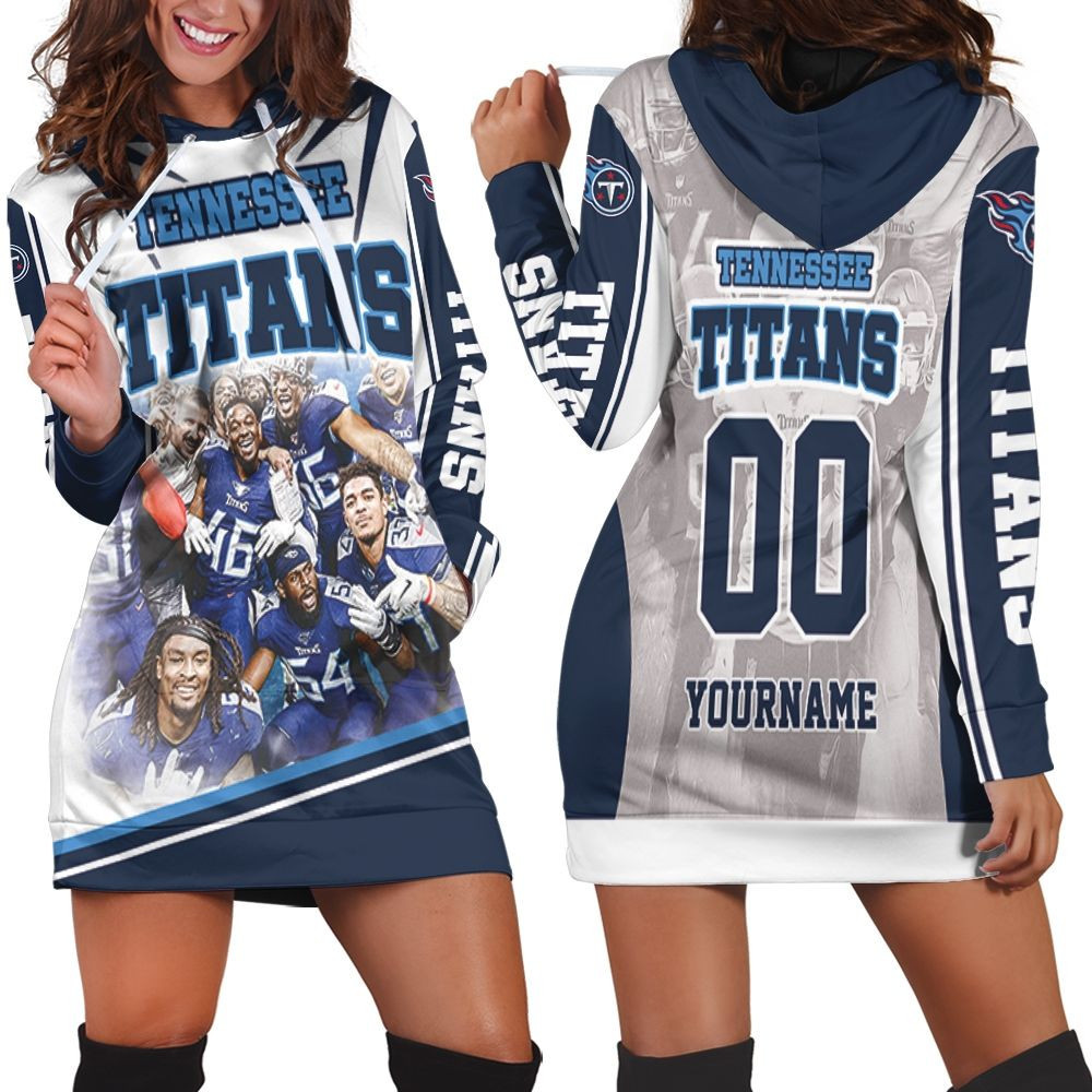 Afc South Division Super Bowl 2021 Tennessee Titans Personalized Hoodie Dress Sweater Dress Sweatshirt Dress