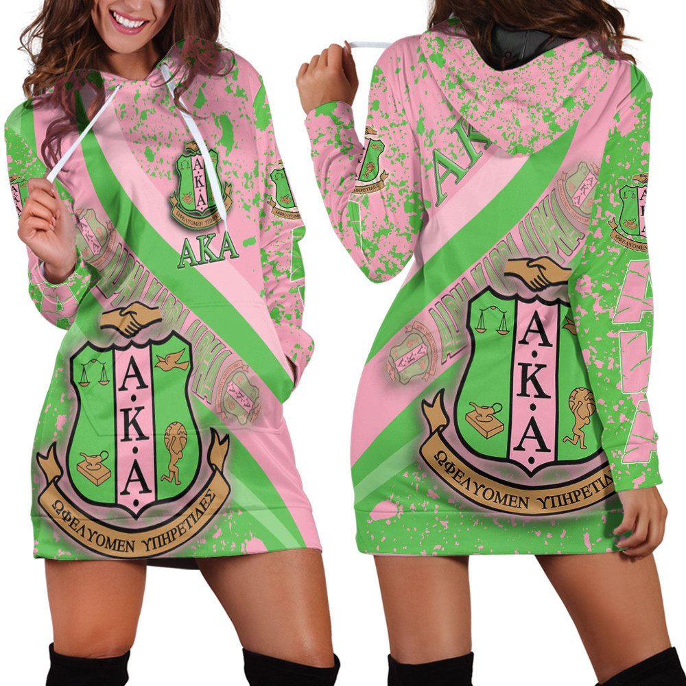 Africa Zone Clothing AKA Special Hoodie Dress For Women