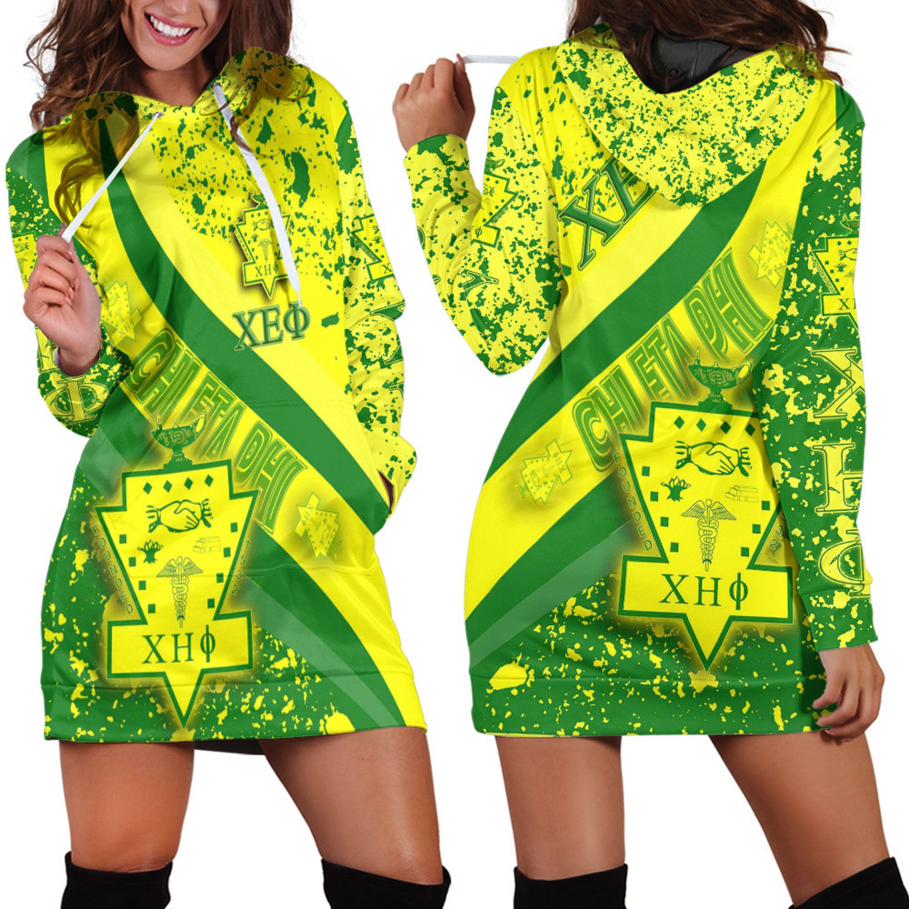 Africa Zone Clothing Chi Eta Phi Special Hoodie Dress For Women