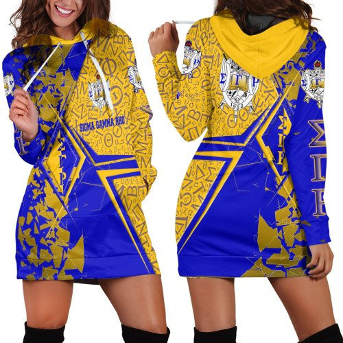 Africa Zone Clothing Sigma Gamma Rho Legend Hoodie Dress For Women