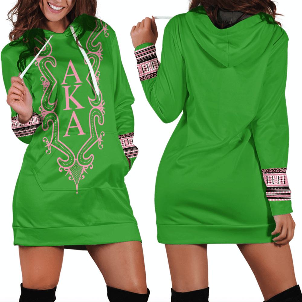 Africa Zone Dress AKA Hye Won Hye Dashiki Hoodie Dress For Women