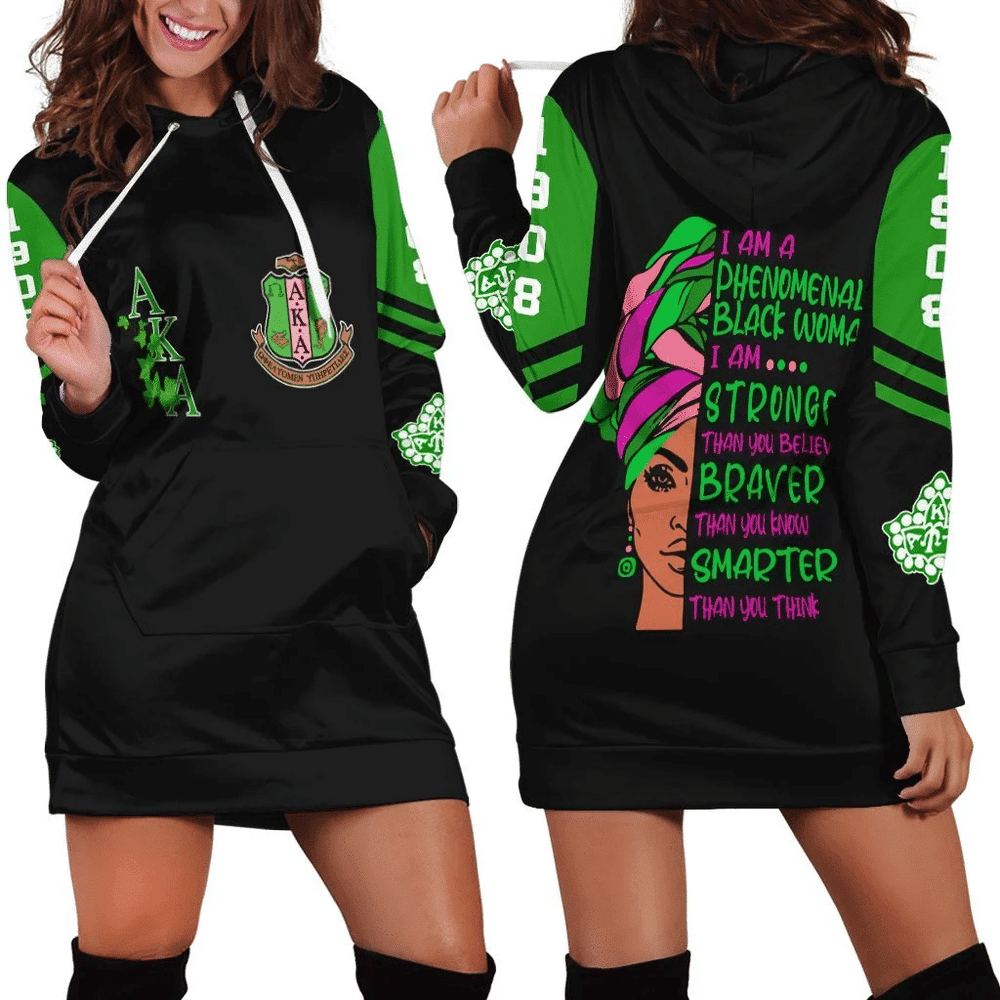 Africa Zone Dress  AKA PHENOMENAL Hoodie Dress For Women