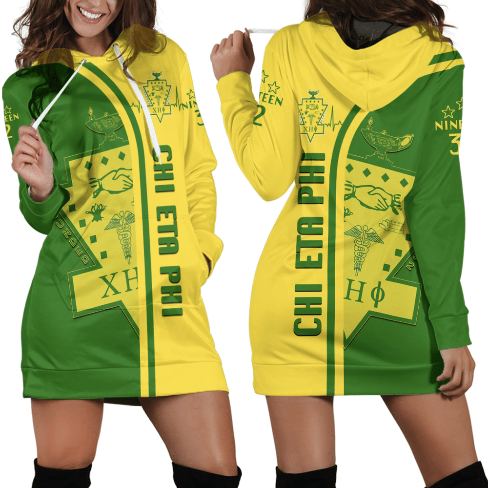 Africa Zone Dress Chi Eta Phi In My Heart Hoodie Dress For Women