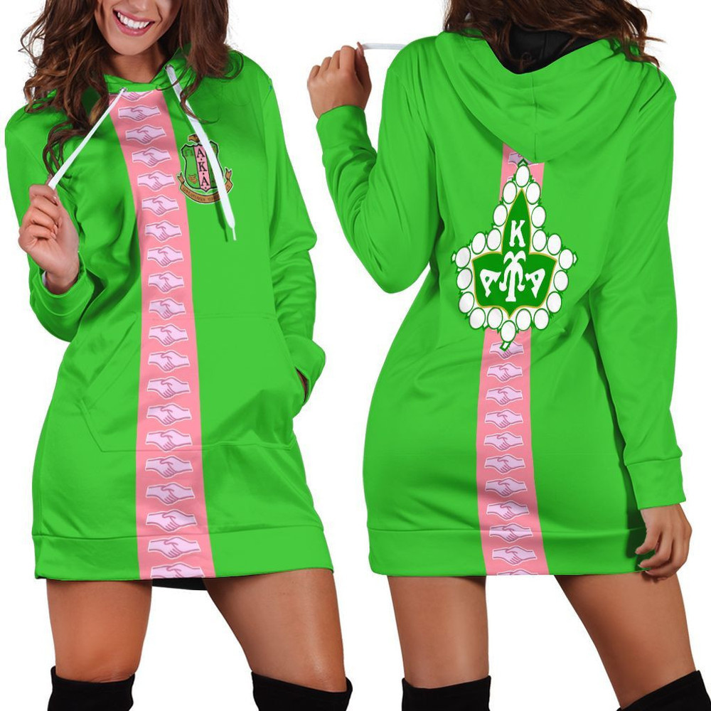 Africa Zone Dress Ivy 1908 AKA Sorority Hoodie Dress For Women