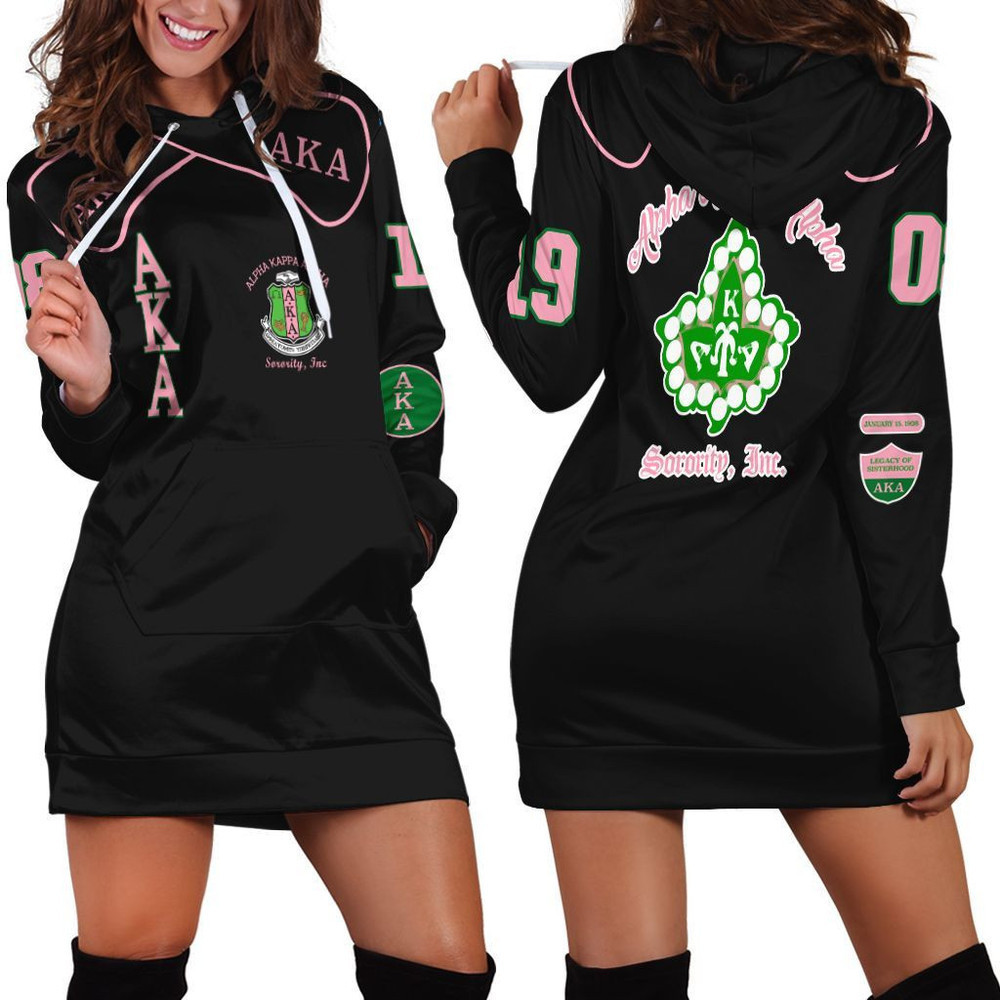 Africa Zone Dress Ivy League AKA Sorority Hoodie Dress For Women