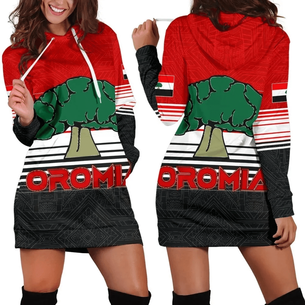 Africa Zone Dress Oromia New Release Hoodie Dress For Women