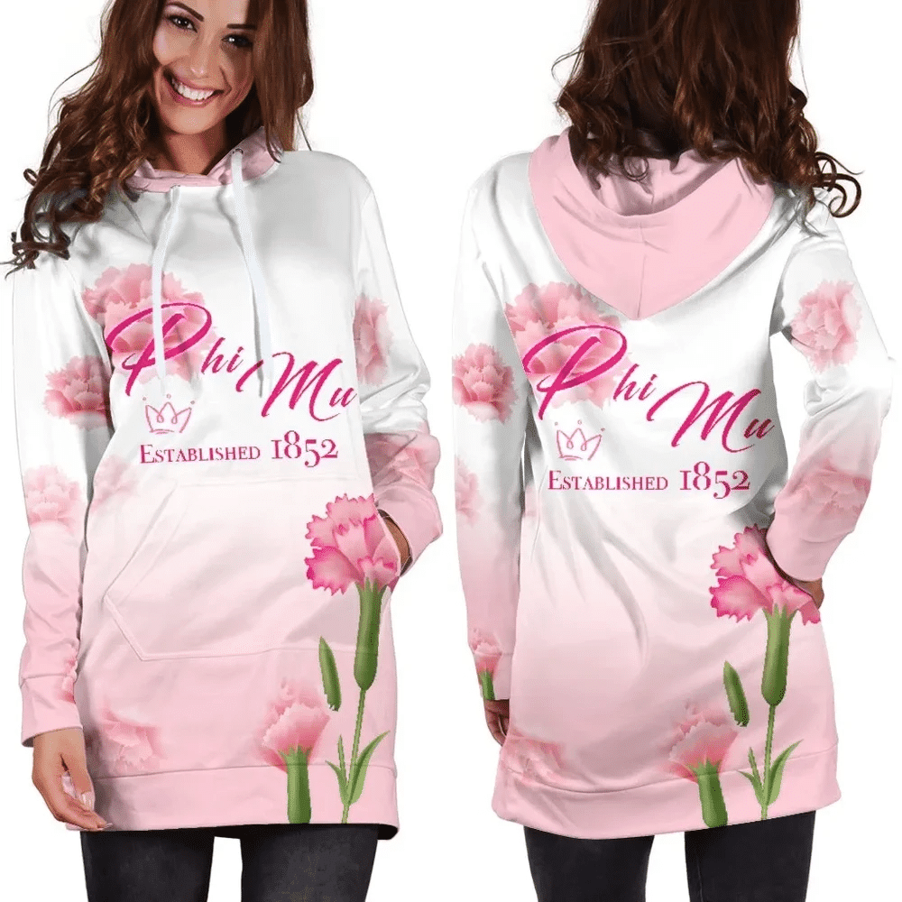 Africa Zone Dress Phi Mu Always Love Honor Truth Hoodie Dress For Women