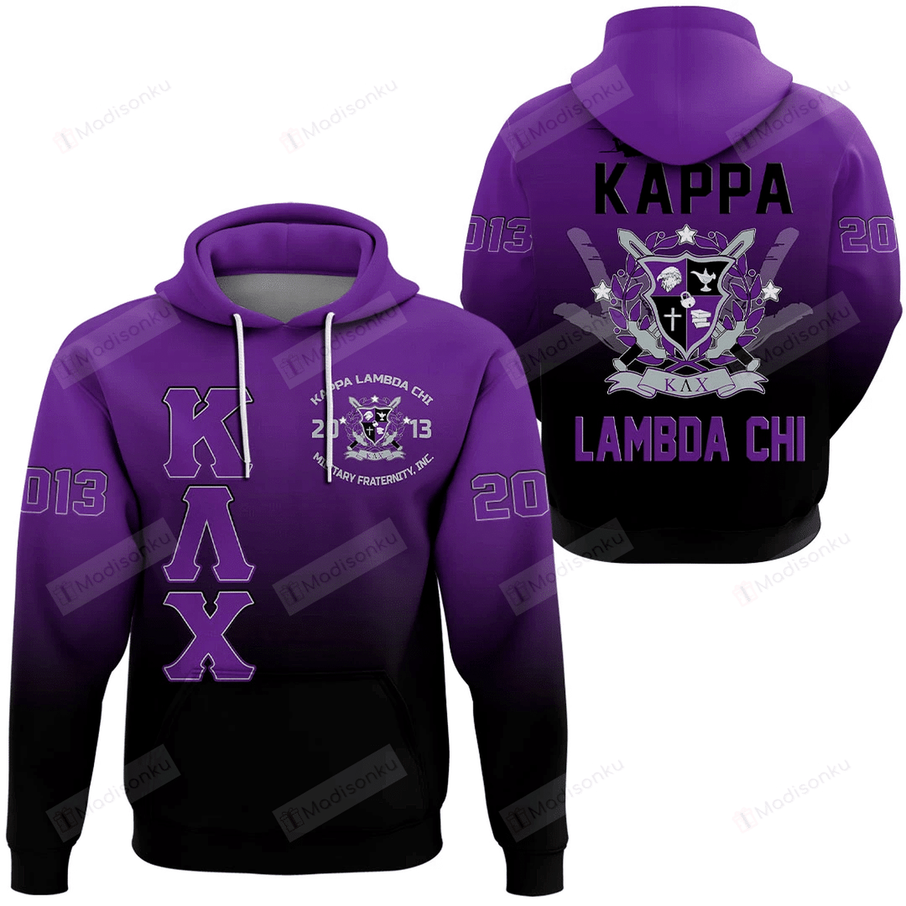 Africa Zone Kappa Lambda Chi 3d All Over Print Hoodie