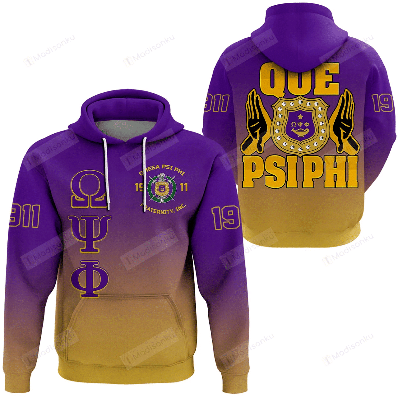 Africa Zone Omega Psi Phi 3d All Over Print Hoodie