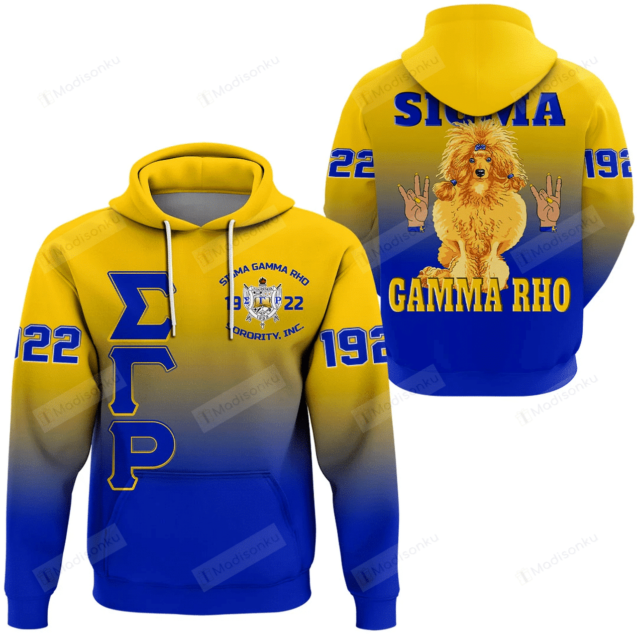 Africa Zone Sigma Gamma Rho 3d All Over Print Hoodie