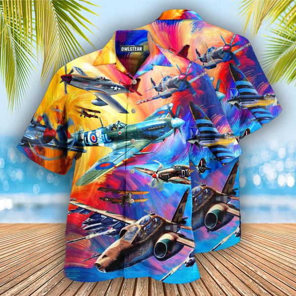 Aircraft Let The Adventures Begin Edition - Hawaiian Shirt - Hawaiian Shirt For Men