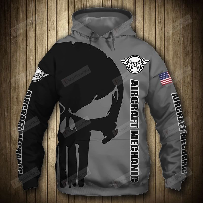 Aircraft Mechanic 3D All Over Print Hoodie