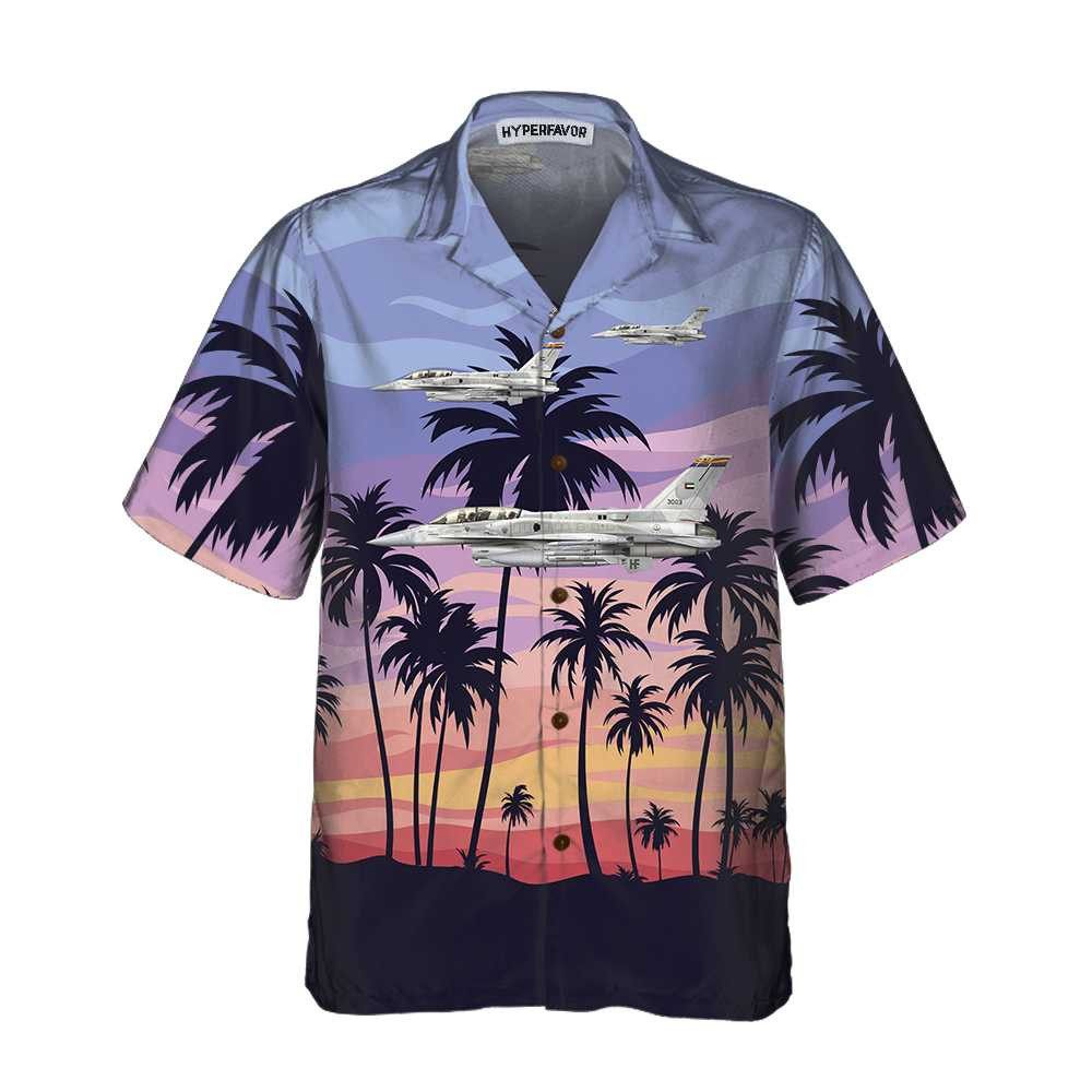 Aircraft On Sunset Hawaiian Shirt Aircraft Hawaiian Shirt For Men And Women Tropical Aircraft Shirt