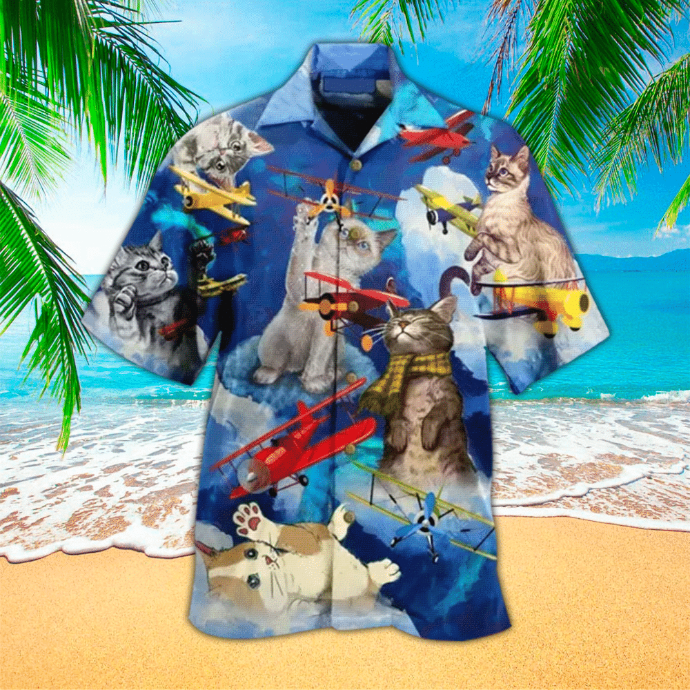 Airplane Aloha Shirt Hawaiian Shirt For Airplane Lovers Shirt For Men and Women