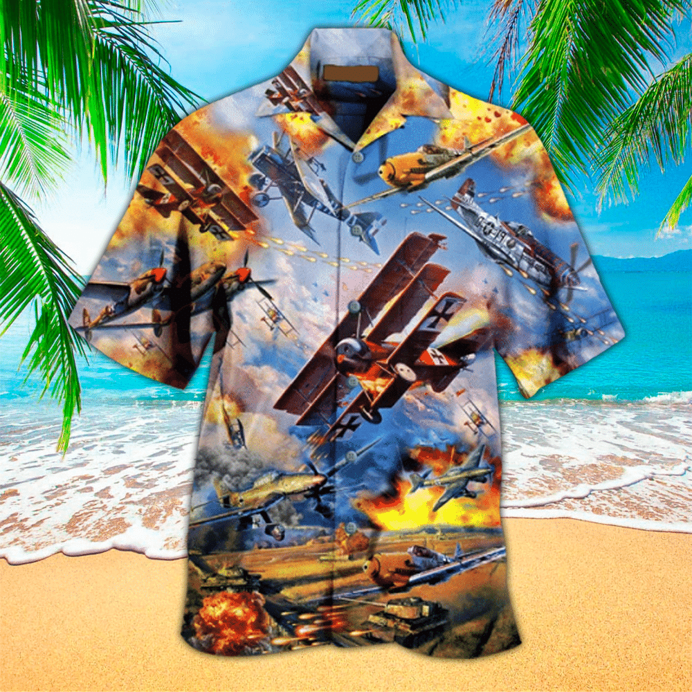 Airplane Aloha Shirt Hawaiian Shirt For Airplane Lovers Shirt For Men and Women