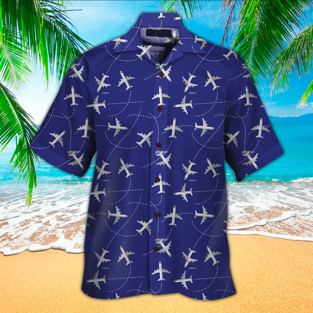 Airplane Hawaiian Shirt Perfect Airplane Clothing Shirt For Men and Women
