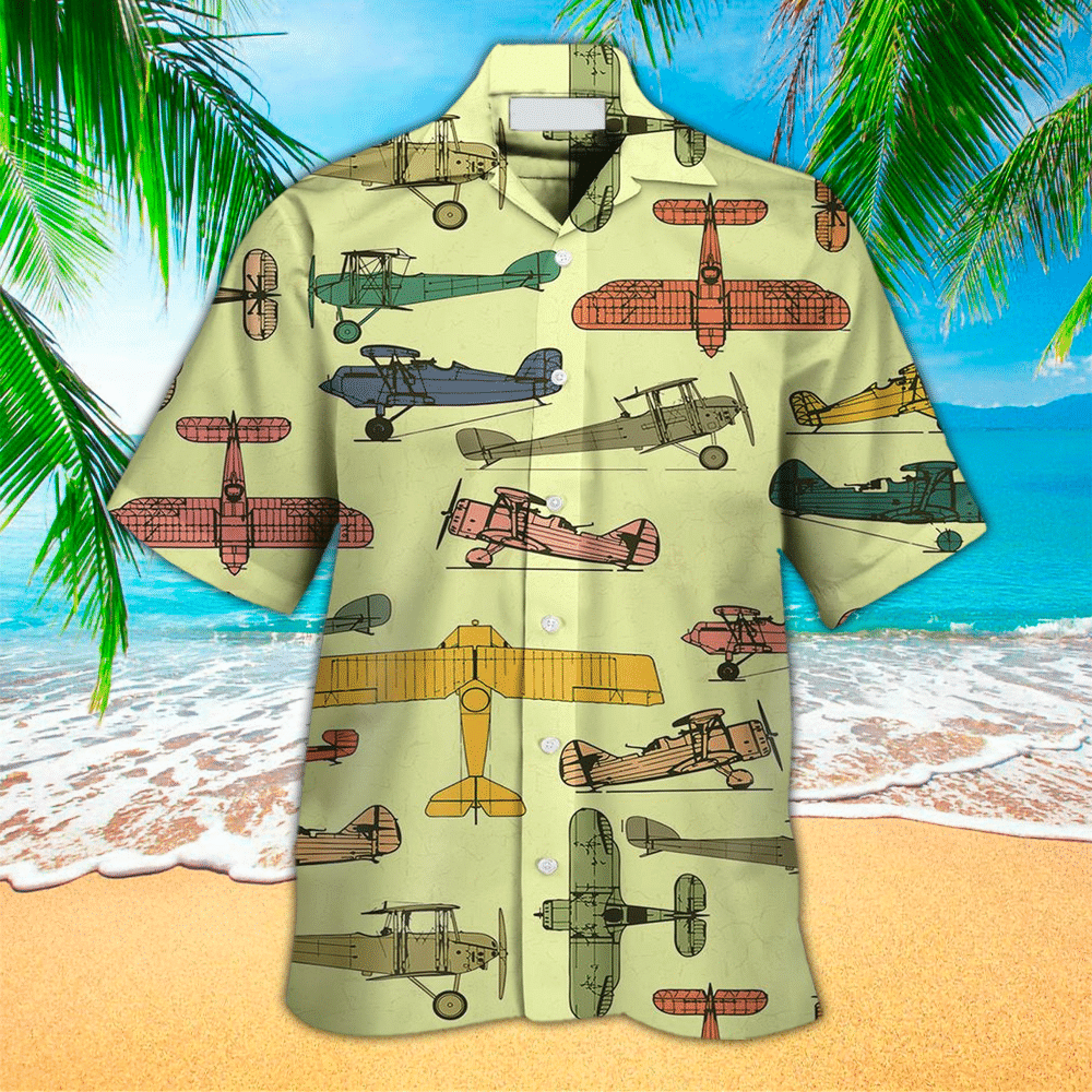 Airplane Shirt Airplane Hawaiian Shirt For Airplane Lovers Shirt For Men and Women