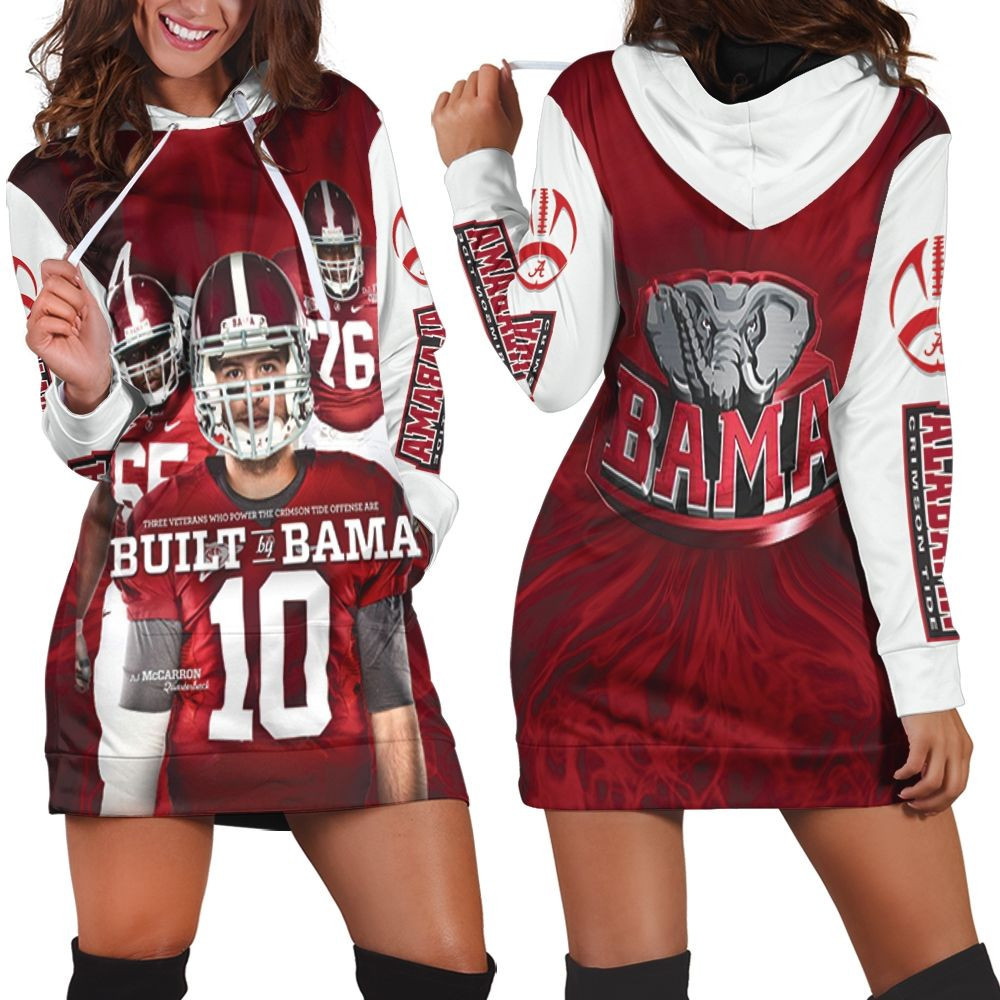 Alabama Crimson Tide Chance Warmack Mccarron Flucker Built By Bama Hoodie Dress Sweater Dress Sweatshirt Dress